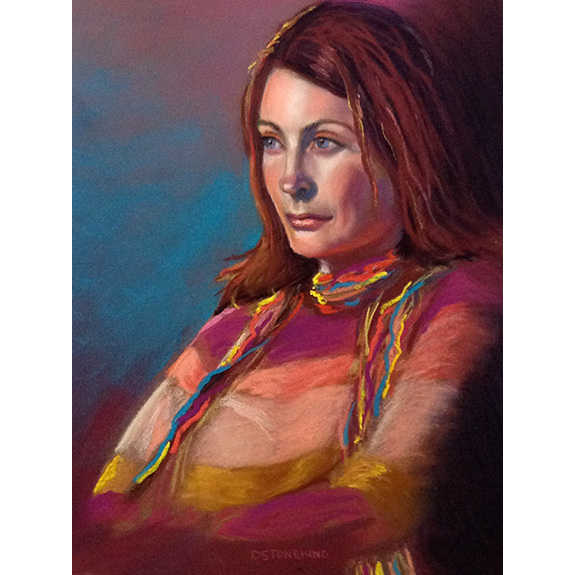 Pensive- Original Pastel