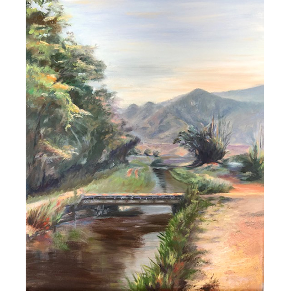Acequia  Original Oil on Canvas