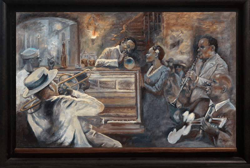 Missing New Orleans original framed