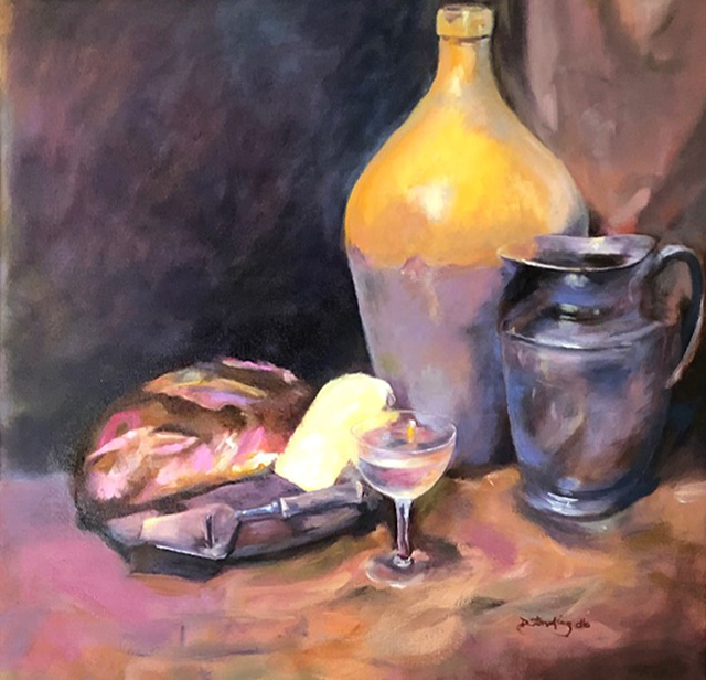 A Simple Meal Original Unframed