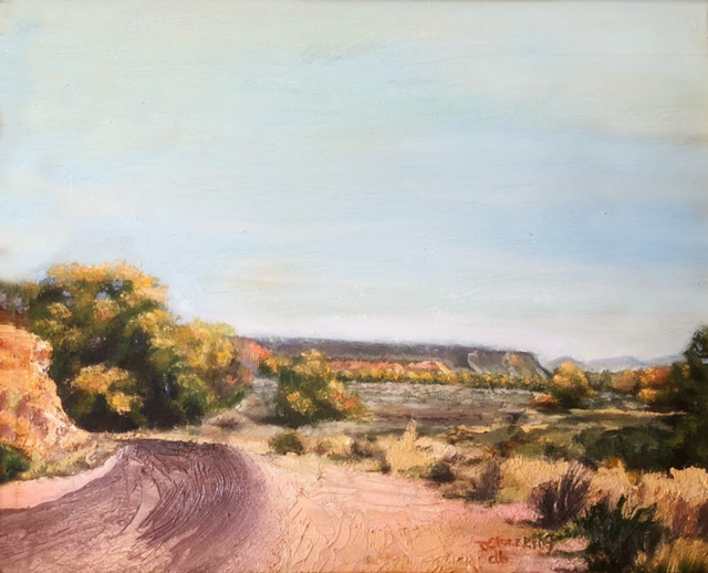 Just Around the Bend Original Unframed