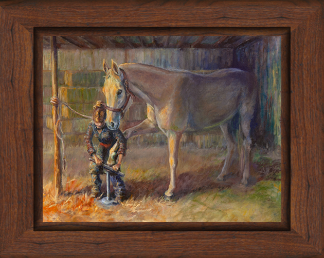 Pedicure  original framed