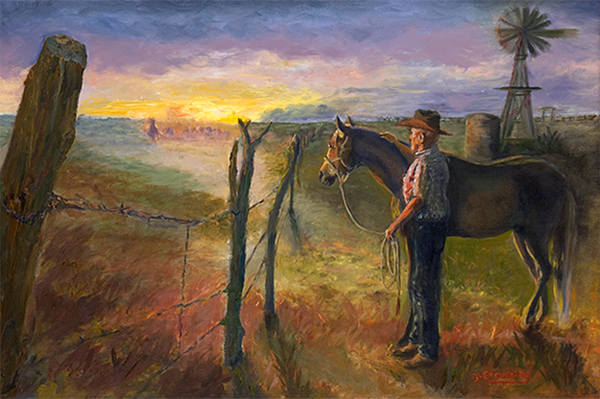 The Old West Original Unframed